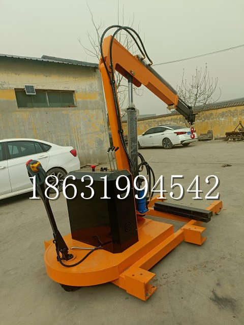 前郭尔罗斯蒙古族自治县自卸车厢随车吊 自制轮式四不像起重机 四驱平板吊 5吨 贵盛